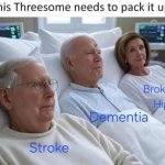 Mcconnel  , Biden  Pelosi in hospital
