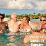 Jailbait Bill Clinton on Epstein Island 2