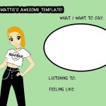 Mattie's awesome template meme
