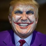 Donald Trump Joker face