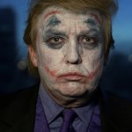 Donald Trump Joker face