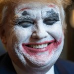 Donald Trump Joker face