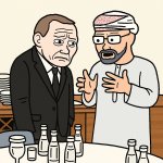 two man talking