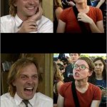 Smiling Triggered Liberal
