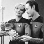 Tasha and Data with baby