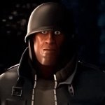 Emesis blue soldier stare GIF Template