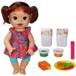 Baby Alive Super Snacks Snackin’ Sara - Brown Hair