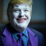 Donald Trump Joker face