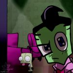 Mi beloved:p | image tagged in zim,invader zim,invaderzim,iz,gir | made w/ Imgflip meme maker