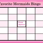 Favorite Mermaids Bingo meme