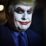 Donald Trump Joker face
