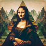 leonardo di Vinci and the Mona lisa