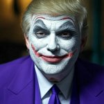 Donald Trump Joker face meme
