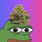 Pepe with weed