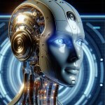 Android cyborg robot ai