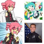 My reaction | image tagged in kasane teto drake hotline bling | made w/ Imgflip meme maker