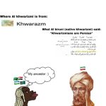 Al khwarizmi wasn't arab lol meme