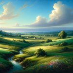 a beautiful landscape template