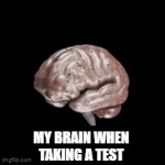 my brain: test? i'm out! | MY BRAIN WHEN TAKING A TEST | image tagged in gifs,school | made w/ Imgflip video-to-gif maker