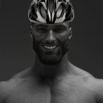 gigachad bike helmet
