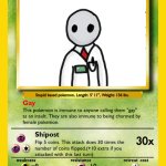Professor Shipost Pokemon Card