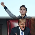 Trump and David Hogg