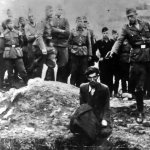 Nazi executing Jew in Soviet Union 1942
