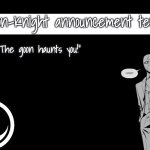 Goon-Knight announcement temp
