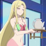 erza serving tea