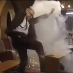 televison destruction GIF Template