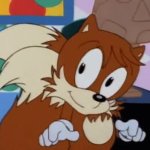 Tails shrug GIF Template