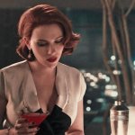 black widow drinking