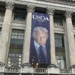Donald Trump banner Department of Agriculture