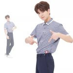 Seungmin pointing down