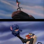 rafiki holding stitch