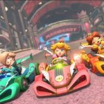 mario princesses in karts