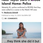 She did it