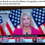 Pam Bondi Benedict Bitch