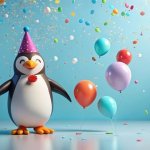 Penguin Party Hat