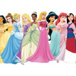 A Whole Group of Disney Princesses