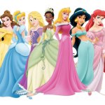 A Whole Group of Disney Princesses