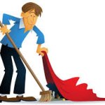 Sweeping under rug