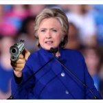 Hillary aiming .45