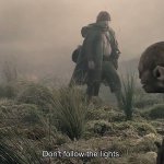 Gollum Don't Follow the lights