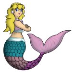 mermaid peach