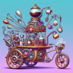 Cold Brew Station on a Tricycle