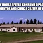 scientific reaction | MY HOUSE AFTER I CONSUME 5 PACKS OF MENTOS AND CHUG A 2 LITER OF COKE | image tagged in gifs,memes,funny memes,meme,funny,true story | made w/ Imgflip video-to-gif maker