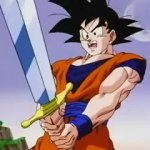 Goku with Sword