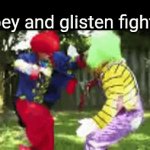 AAAAAAAAAA | Looey and glisten fighting | image tagged in gifs,ahhhh | made w/ Imgflip video-to-gif maker