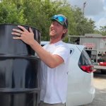 Cleetus and a barrel of…